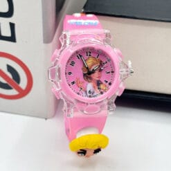 ساعت بچگانه اسپینردار KIDS WATCH صورتی السا