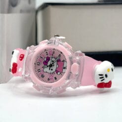 ساعت بچگانه اسپینردار KIDS WATCH صورتی کیتی