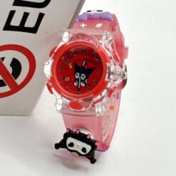 ساعت بچگانه اسپینردار قرمز کرومی