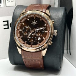 ساعت مردانه الگانس رنگ شکلاتی ELEGANCE 5014