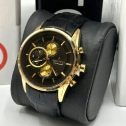 ساعت مردانه رومانسون رنگ مشکی طلایی Romanson 7011