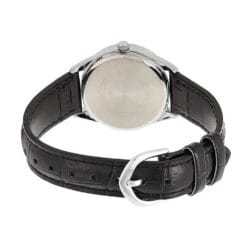 ساعت زنانه کاسیو مشکی نقره ای casio-ltp-v005l-7a