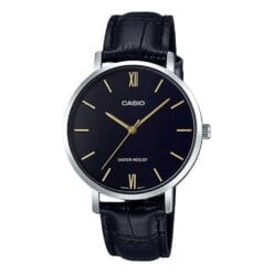 ساعت زنانه کاسیو مشکی نقره ای casio-ltp-vt01l-1b
