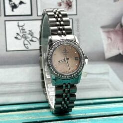 ساعت زنانه الگانس خاکستری شامپاینی elegamce-2142