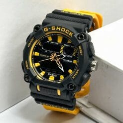 ساعت جیشاک 900 زرد g-shock