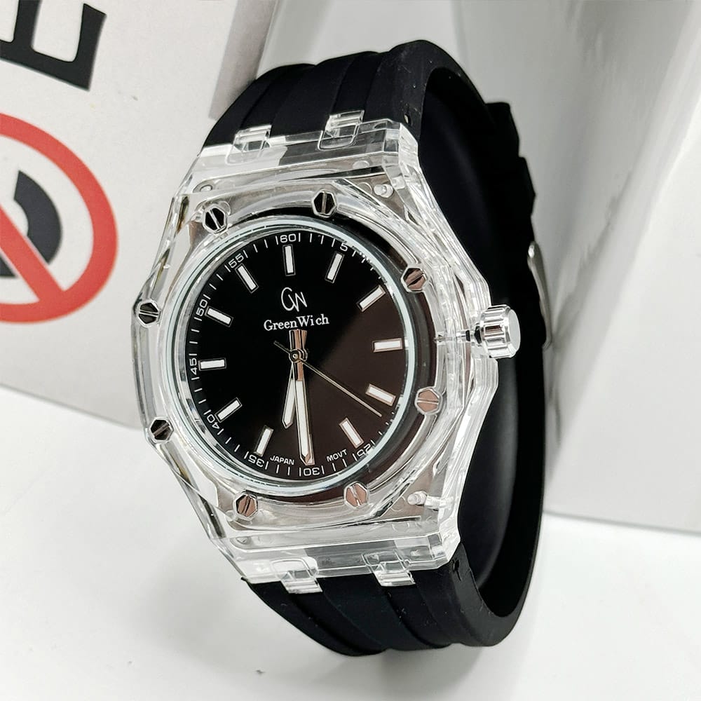 ساعت مچی اسپرت گرین ویچ Greenwich 2710 10 ساعت اسپرت گرین ویچ مشکی 2710 GREENWICH