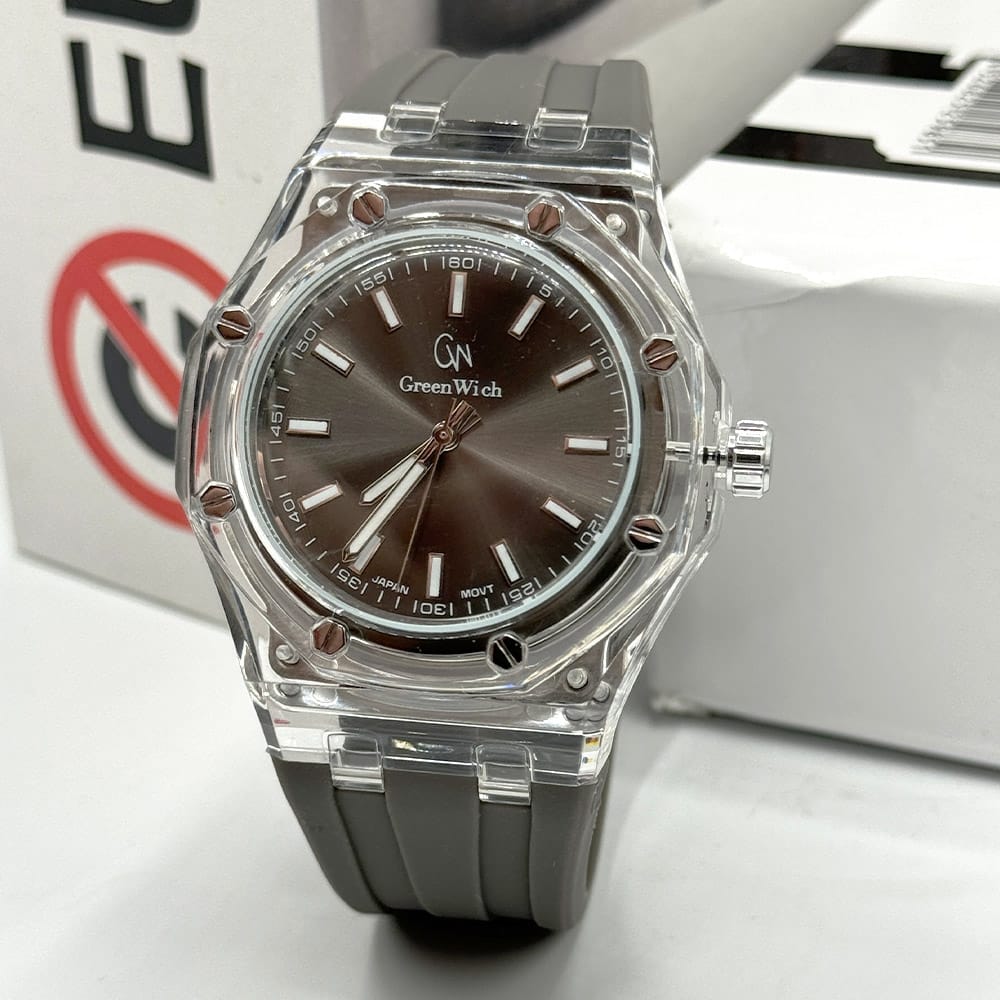 ساعت مچی اسپرت گرین ویچ Greenwich 2710 6 ساعت اسپرت گرین ویچ طوسی 2710 GREENWICH