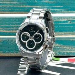 ساعت مردانه ویتوریا نقره ای سبز تیره vittoria-3180-4