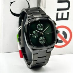 ساعت مردانه ویتوریا رنگ مشکی سبز vittoria 3185