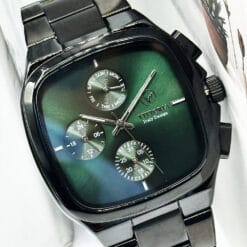 ساعت مردانه ویتوریا رنگ مشکی سبز vittoria 3185