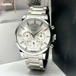 ساعت مردانه ویتوریا نقره ای سیلور vittoria-3306
