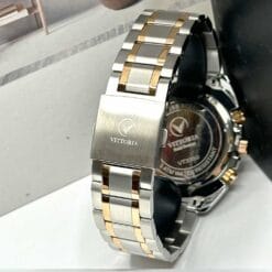 ساعت مردانه ویتوریا رزنقره ای مشکی vittoria-3350