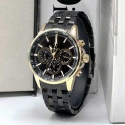 ساعت مردانه ویتوریا مشکی طلایی vittoria-3379