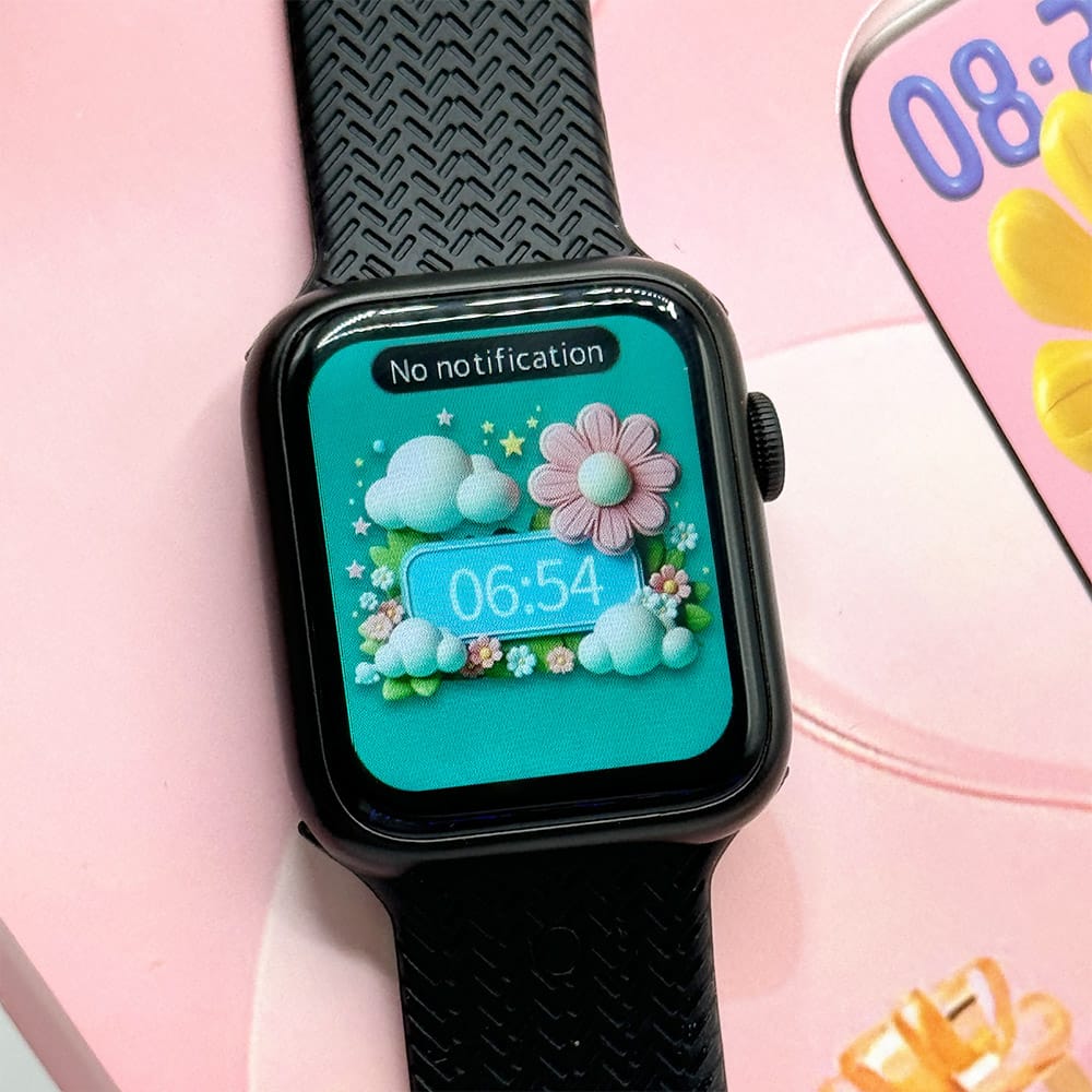 ساعت هوشمند اسمارت سری 10 مدل WISME-X33 MINI 8 اسمارت واچ مشکی WISME-X33 MINI