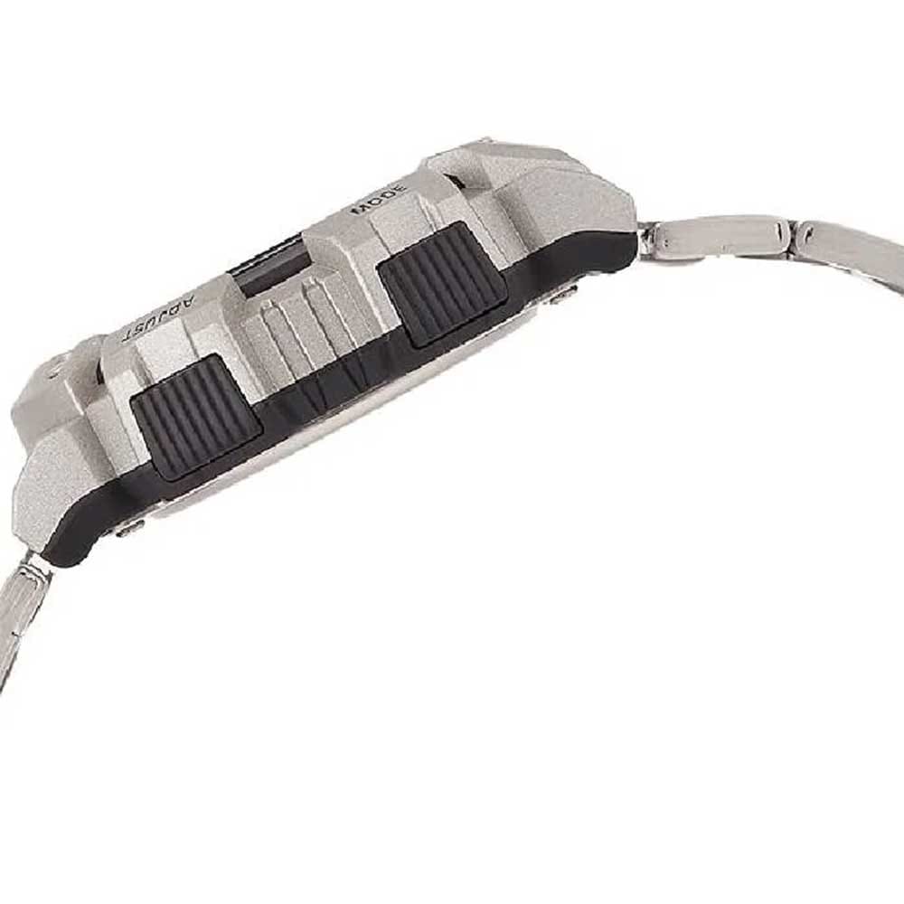 ساعت مچی مردانه کاسیو CASIO AE-1400WHD-1A 4 ساعت مردانه کاسیو نقره ای مشکی ae-1400whd-1a