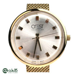 ساعت زنانه کرست طلایی سیلور crest-6146-3