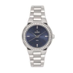 ساعت زنانه کایزن نقره ای سرمه ای kaizen-2202-c