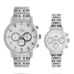 ست زنانه و مردانه کایزن نقره ای سفید kaizen-3500-b
