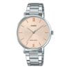 ساعت زنانه کاسیو نقره ای صورتی ltp-vt01d-1b