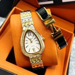 ساعت زنانه سان لیفکس طلایی نقره ای Sunlifex