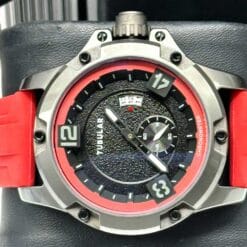 ساعت توبلور مردانه قرمز tubular 0611