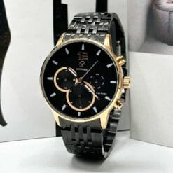 ساعت مردانه ویتوریا مشکی رز vittoria-3250