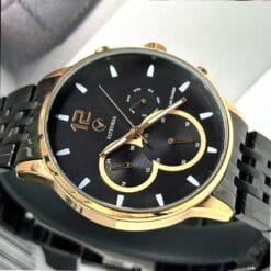 ساعت مردانه ویتوریا مشکی رز vittoria-3250