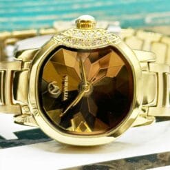 ساعت زنانه ویتوریا طلایی VT-3411