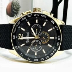 ساعت مردانه مایکل کندی مشکی طلایی mk-1006