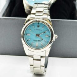 ست ساعت مچی زنانه و مردانه رولکس اویستر Rolex Oyster 27 ست ساعت رولکس اویستر نقره ای تیفانی rolex oyster
