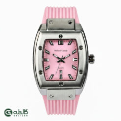ساعت زنانه مایکل کندی رنگ صورتی نقره ای mk-1011