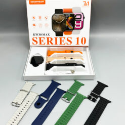 ساعت هوشمند سری 10 مشکی kw30-max