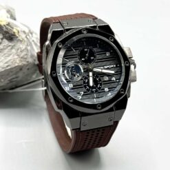 ساعت مردانه بیوین اسپرت قهوه ای مشکی bwinsport-1042