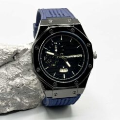 ساعت مردانه بیوین اسپرت سرمه ای مشکی bwinsport-1043