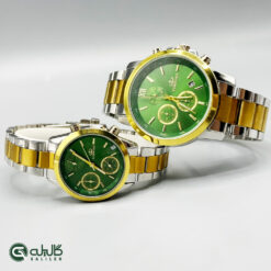 ساعت ست زنانه و مردانه طلایی نقره ای سبز elegance-elegance-6010-1