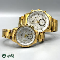 ساعت ست طلایی سیلور elegance-set-6011