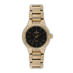 ساعت زنانه کایزن طلایی مشکی kaizen-2214-c