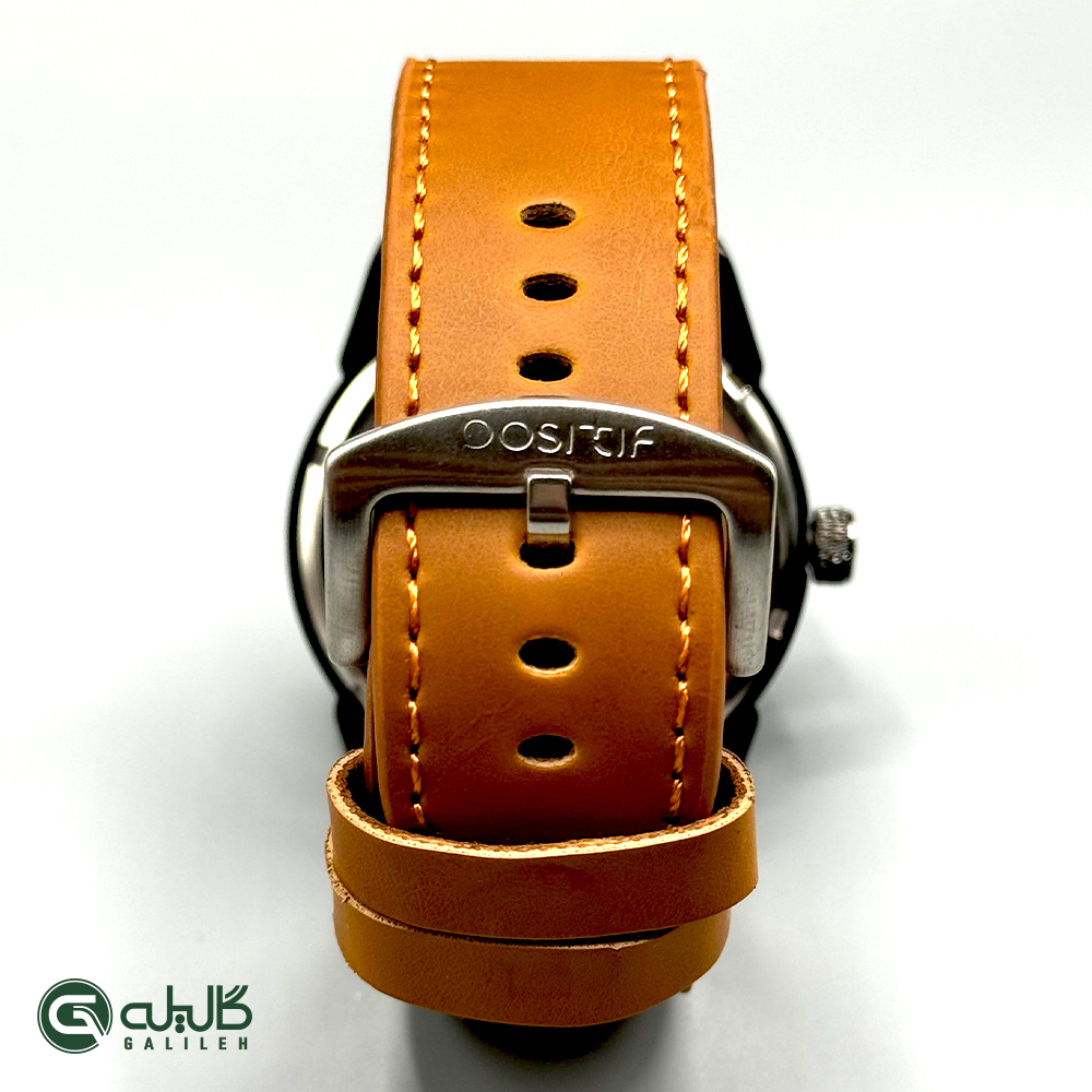 ساعت مچی مردانه پوزیتیف Positif 0902 9 ساعت مردانه پوزیفیت عسلی مشکی pos-0902
