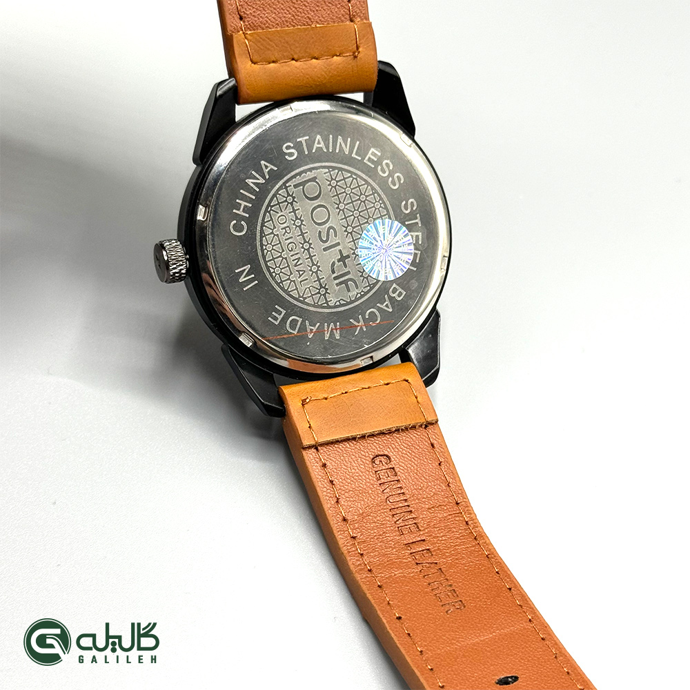 ساعت مچی مردانه پوزیتیف Positif 0902 7 ساعت مردانه پوزیفیت عسلی مشکی pos-0902