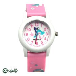 ساعت بچگانه کیو اند کیو صورتی سفید q&q-vp34j062y-2