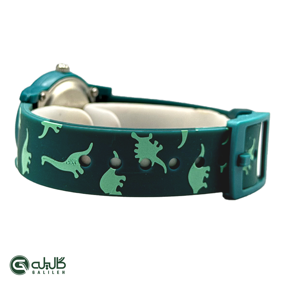 ساعت مچی پسرانه کیو اند کیو Q&Q VR99J010Y-1 5 ساعت بچگانه پسرانه سبز کاج q&q-vr99-j010y-1