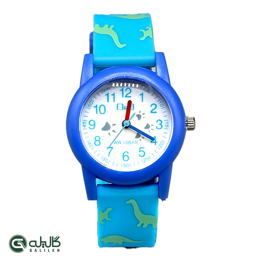 ساعت مچی پسرانه کیو اند کیو Q&Q VR99J010Y-3 3 ساعت بچگانه پسرانه آبی q&q-vr99-j010y-3