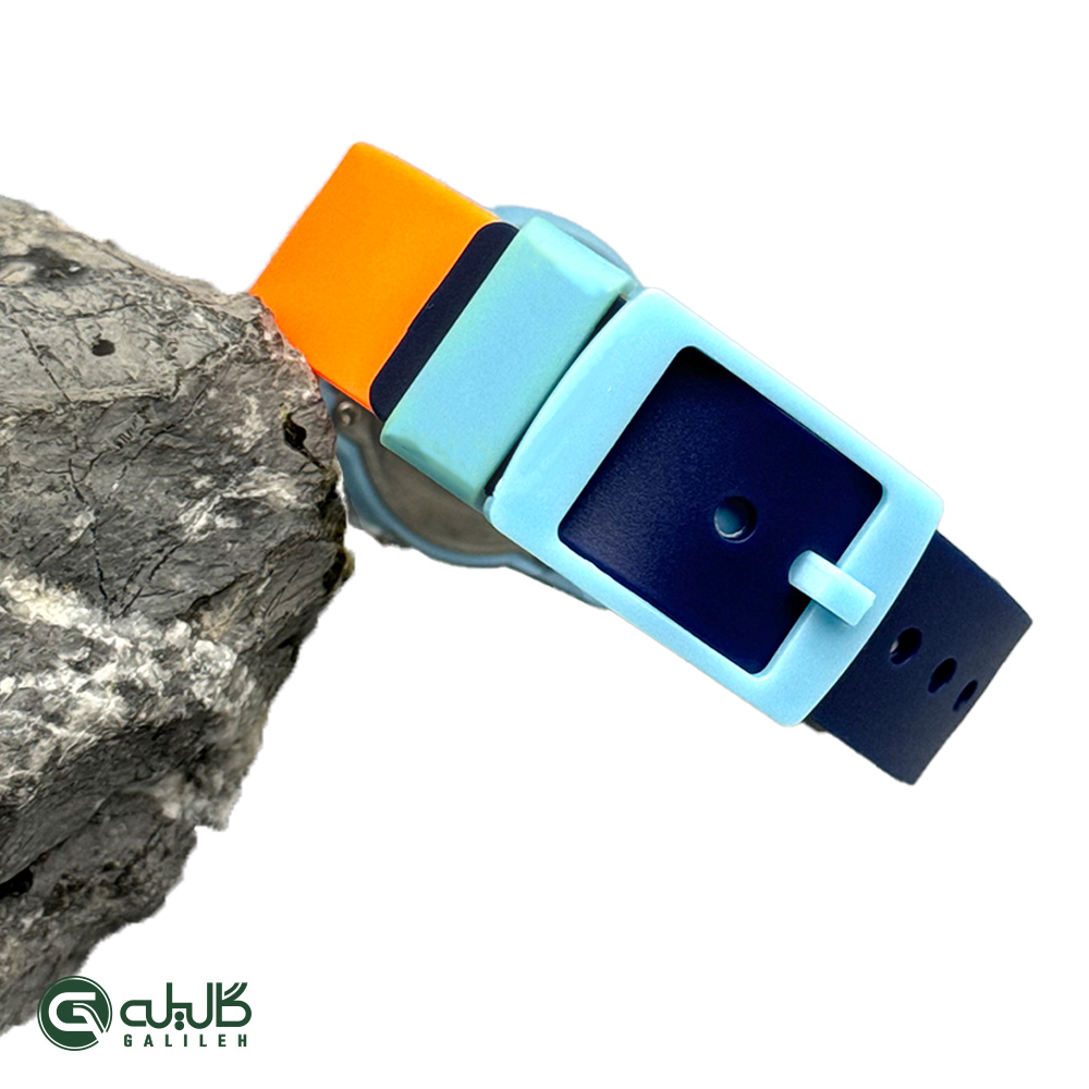 ساعت مچی پسرانه کیو اند کیو Q&Q VS49J009Y-1 5 ساعت بچگانه پسرانه سرمه ای نارنجی q&q-vs49j009y-1